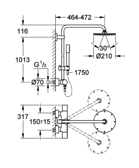 GROHE Rainshower 27032001 sprchový set
