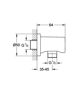 GROHE Rainshower 27057000 nástěnné kolínko