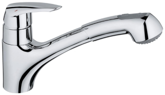 GROHE EURODISC 32257001 dřezová stojánková baterie chrom