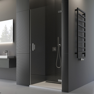 RONAL PUR Jednokřídlé dveře pravé chrom linie PUR1DSM21051