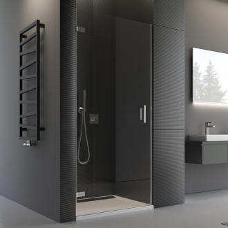 RONAL PUR Jednokřídlé dveře levé chrom linie PUR1GSM11051