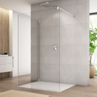 RONAL WALK IN CADURA Boční stěna v 90° bílá mat Screen CAT30700987