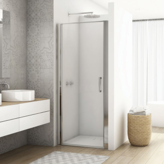 RONAL DIVERA Jednokřídlé dveře aluchrom čiré D22T1SM15007