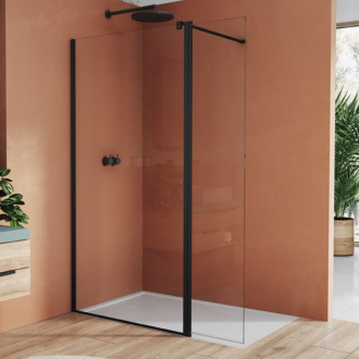 RONAL WALK-IN EASY Montážní set BTE3-krátká otočná stěna ve 180° černá mat BTE304060682