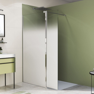 SANSWISS WALK-IN EASY Montážní set BTE3 - krátká otočná stěna, aluchrom BTE3L04065081