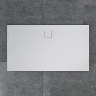 RONAL LIVADA sprchová vanička z litého mramoru, obdél.80x120x3,7 cm, bílá W20AL08012004