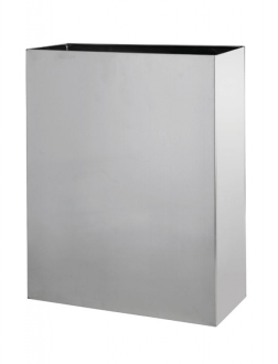 BEMETA Hranatý odpadkový koš 25l, brus 125115045