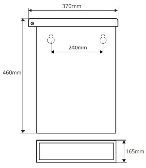 BEMETA Hranatý odpadkový koš 25l, brus 125115045