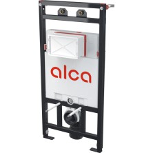 ALCA  A108F/1100 Montážní rám s nádržkou pro výlevku s odpadem DN90/110 a baterii