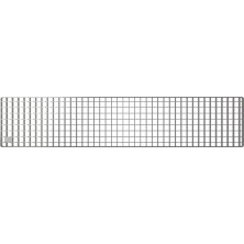 ALCA  APR-R21-1000-135 Krycí rošt pro krabicový žlab 1 m, nerez AISI 304