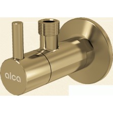 ALCA  ARV001-G-B "Ventil rohový s filtrem 1/2""×3/8"", GOLD-kartáčovaný mat"