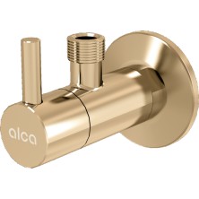 ALCA  ARV001-G-P "Ventil rohový s filtrem 1/2""×3/8"", GOLD-lesk"