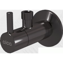 ALCA  ARV001-GM-B "Ventil rohový s filtrem 1/2""×3/8"", GUN METAL-kartáčovaný mat"