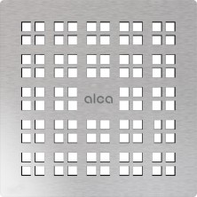 ALCA  MPV015 Mřížka pro nerezové vpusti 102×102 mm nerez