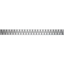 ALCA  ZIP-950L Rošt pro liniový podlahový žlab, nerez-lesk