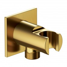 Omnires  8873C/KGLB Vyústění sprchy včetně držáku, kartáčovaná zlatá