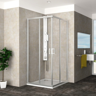 Teiko DRACO Sprchová vanička 90x90x3, litý mramor bílá