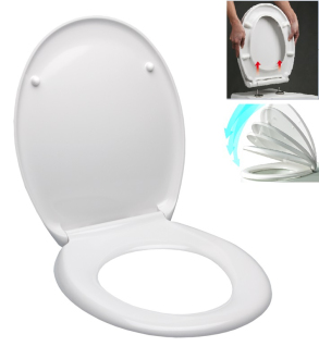 GLACERA EASY sedátko soft close-kovové panty EASY2233