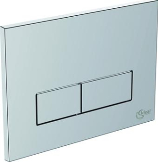 Ideal Standard Ovládací deska dvojčinné splachování Chrom matný W3708AD