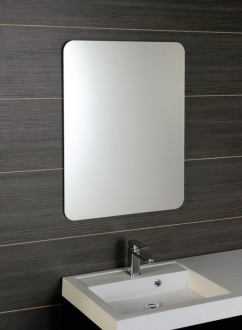 ISHAPE AG468 zrcadlo se zakulacenými rohy 60x80, bez úchytu