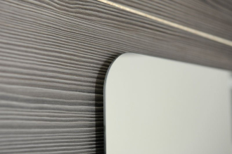ISHAPE AG468 zrcadlo se zakulacenými rohy 60x80, bez úchytu