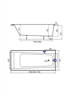 Vana Idea PLUS 150/75 bez nohou ID1500PLUS