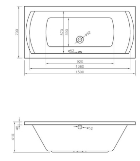 Vana Cube PLUS 170/70 BEZ nohou CUB1700PLUS