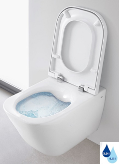 ROCA GAP 7.3464.7.L00.0 závěsný klozet Clean Rimless