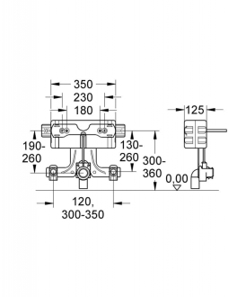 GROHE UNISET 37578001 montážní modul pro závěsný bidet