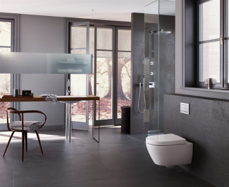 GEBERIT ovládací tlačítko SIGMA 30 bílá/chrom lesklý/bílá 115.883.KJ.1