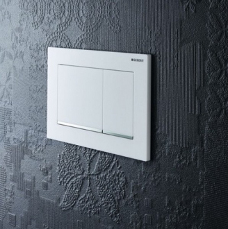 GEBERIT ovládací tlačítko SIGMA 30 bílá/chrom lesklý/bílá 115.883.KJ.1