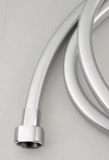 Sapho 1208-13 QUADROFLEX hranatá sprchová hadice 150cm, stříbrná-chrom