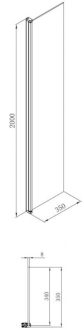 Rozšíření pro WI 35x200 cm, Easyclean,KS SIKOWIROZKS
