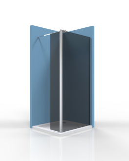Walk-in 97x200(pouze sklo),Easy clean,KS SIKOWI100KS