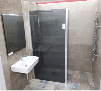 Walk-in 97x200(pouze sklo),Easy clean,KS SIKOWI100KS