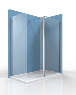 Walk-in 97x200(pouze sklo), Easy clean SIKOWI100