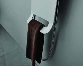 HM panel bílý, trysky, vodopád ALUSHOWER