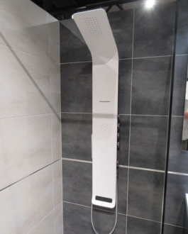 HM panel bílý, trysky, vodopád ALUSHOWER