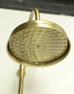 VANITY SET066 sprchový sloup k napojení na baterii, retro, BRONZ