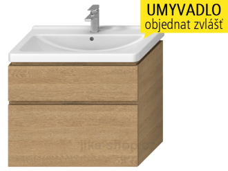 JIKA Skříňka umyv 85 cm 8.1242.6, 2 zásuvky H40J4264025191