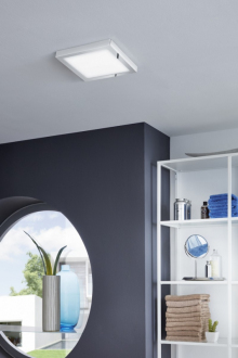 EGLO stropní LED osvětlení 30x30cm, 22W chrom  SIKOES96059