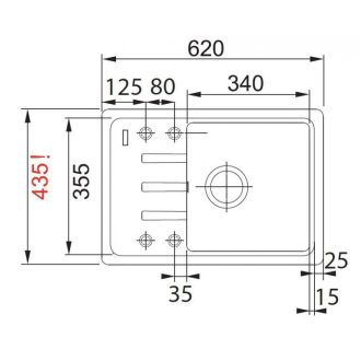 Franke BSG 611-62 sahara+FC 9541.082 114.0440.700