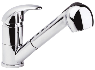 JIKA Lyra dřezová baterie se sprchou chrom H3512710043001