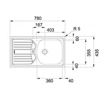Franke "ETN 614 NOVA 6/4""+FC 9547.031" 101.0366.098