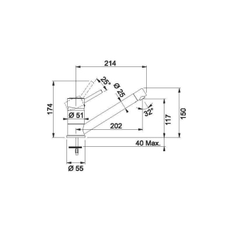 Set Franke N56 (dřez SRX 611-86 LB + FG 7477.031) 101.0441.343