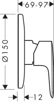 Hansgrohe HG248 / MY SPORT sprchová podomítková vč.podom. tělesa SIKOBHGMS210