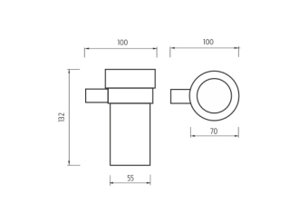 NIMCO BORMO New BR 11058KN-26 držák pohárku keramický
