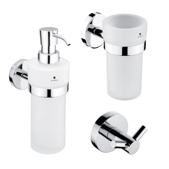 Nimco Nimco Unix UN set-31W-26 Sada koupelnových doplňků, nádobky skleněné UN set-31W-26
