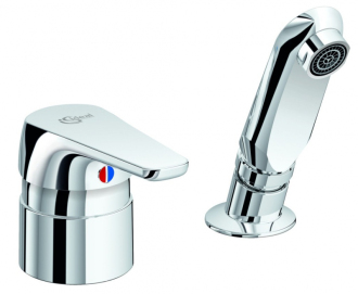Ideal Standard CERASPRINT A5727 AA kadeřnická  baterie s vytahovací boční sprchou ,chrom