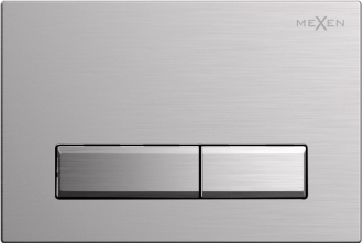 Mexen FENIX 09 Splachovací tlačítko, chrom/broušená ocel 600991